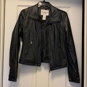 Faux Leather Jacket